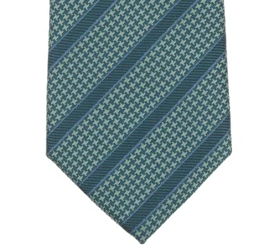 Alfani Men's Ember Stripe Pattern Tie, Macy's Exclusive In Blue
