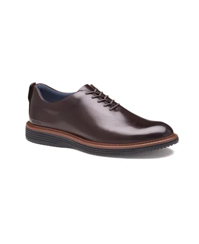 Johnston & Murphy Men's Upton Perfed Plain Toe Shoe In Brown