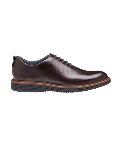 Johnston & Murphy Men's Upton Perfed Plain Toe Shoe In Brown