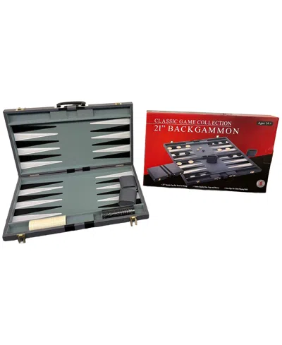 John N. Hansen Co. Classic Game Collection 21" Backgammon Set In Multi