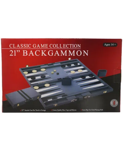 John N. Hansen Co. Classic Game Collection 21" Backgammon Set In Multi