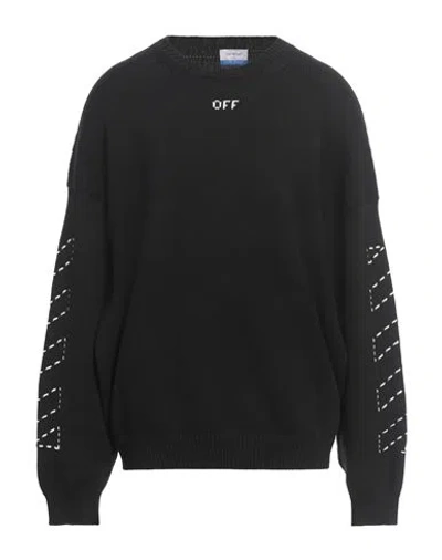 Off-white Sweater Men In Black