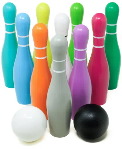 Areyougame Lawn Bowling Ring Toss Outdoor Game Set In Multi