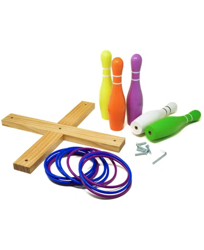 Areyougame Lawn Bowling Ring Toss Outdoor Game Set In Multi