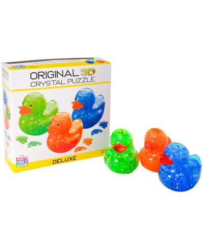 Areyougame 3d Crystal Puzzle Deluxe Rubber Ducks 3-pack, 129 Pieces In Multi