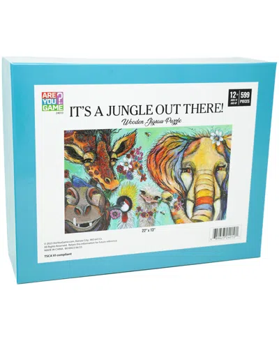 Areyougame Wooden Jigsaw Puzzle It's A Jungle Out There, 599 Pieces In Multi
