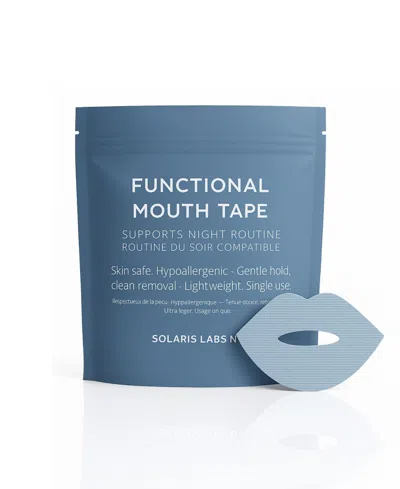 Solaris Laboratories Ny Functional Mouth Tape In Blue