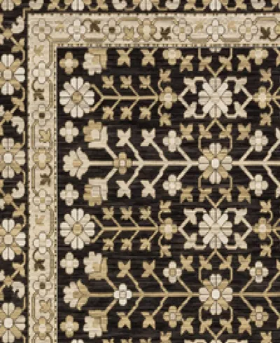 Oriental Weavers Acacia Aca10 6'7"x9'6" Area Rug In Black
