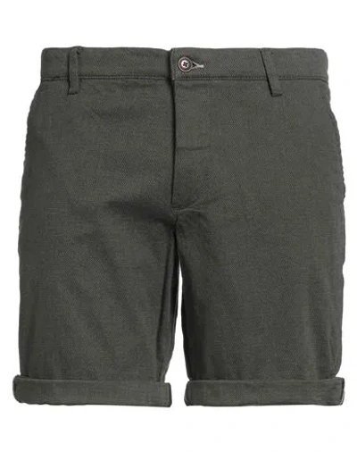 Jack & Jones Pants Studio Man Shorts & Bermuda Shorts Military Green Size Xl Cotton, Recycled Cotton In Green