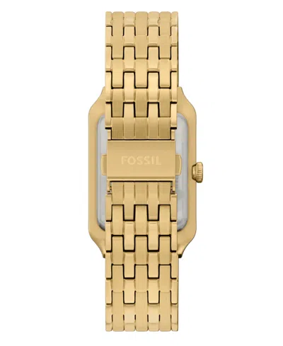 Fossil Women's Raquel Black Dial Watch In Gold