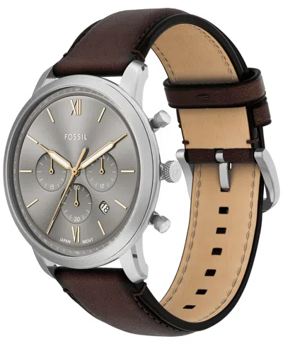 Fossil Neutra Chronograph, 44mm In Brown