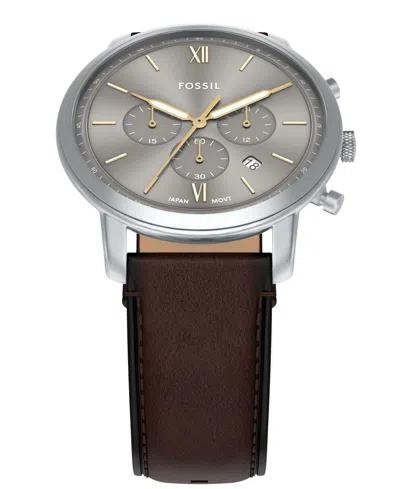 Fossil Neutra Chronograph, 44mm In Brown