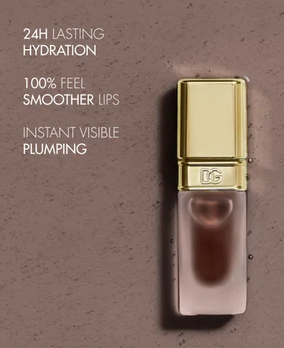 Dolce & Gabbana Coffee Oil Lip Plumper In Brown