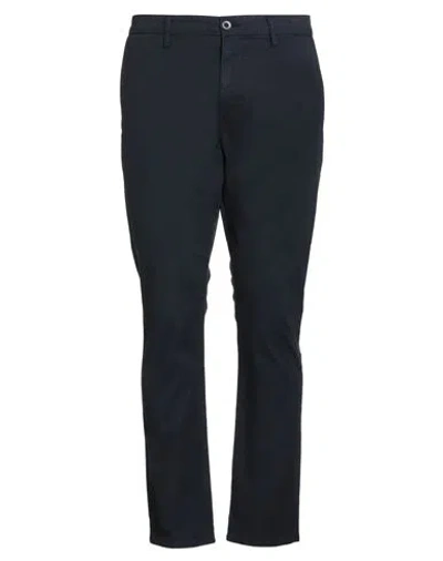 Guess Man Pants Midnight Blue Size 29w-30l Cotton, Elastane In Blue