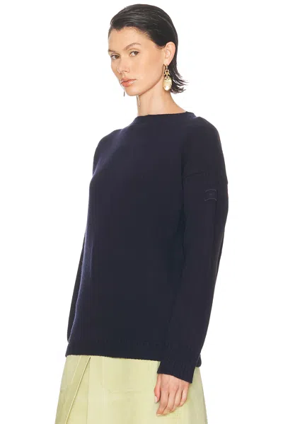 Chloé Wool Cashmere Pullover Sweater In Black