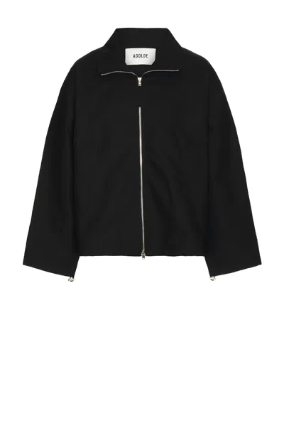 Agolde Laurie Jacket In Black