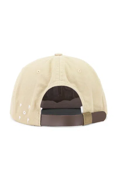 Pop Trading Company Arch Sixpanel Flexfoam Hat In Neutral