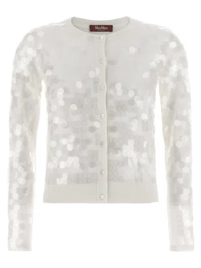 Max Mara 'necton' Cardigan In White