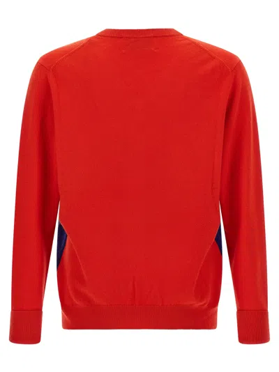 Ballantyne Argyle Pattern Sweater Sweaters And Cardigans Red In Red