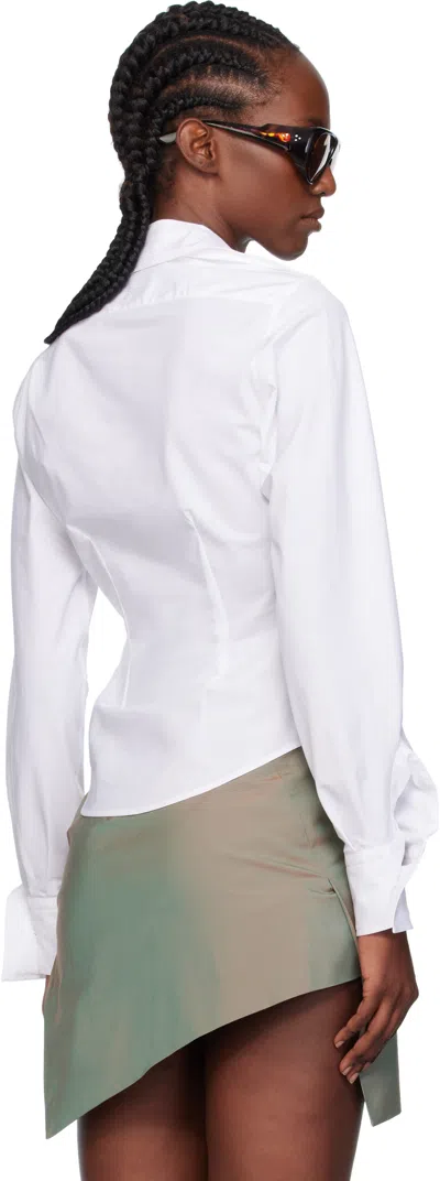 Vivienne Westwood "drunken" Shirt In White