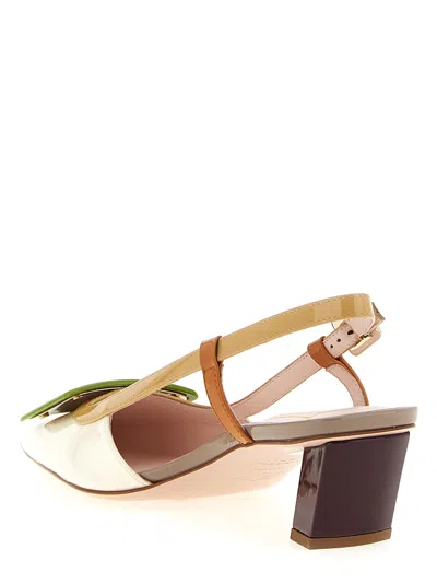 Roger Vivier Chic Block Heel Slingback Pump In Brown