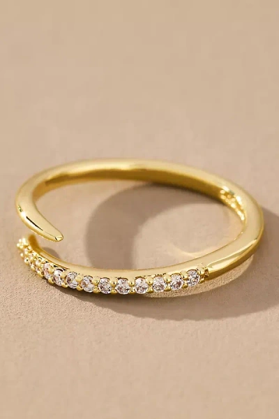 Ana Luisa Gold Diamond Bypass Band Ring In Gold