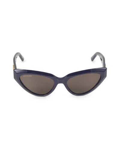 Balenciaga Women's 56mm Cat-eye Sunglasses In Black