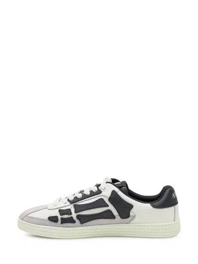 Amiri Multicolor Leather And Suede Pacific Bones Sneakers In Black