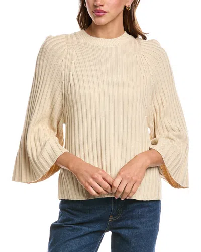 Ba&sh Jobert Wool-blend Sweater In Neutral