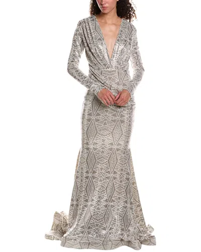 Issue New York Sequin Gown In Multi