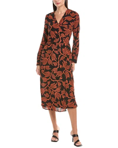 Anna Kay Midi Dress In Red