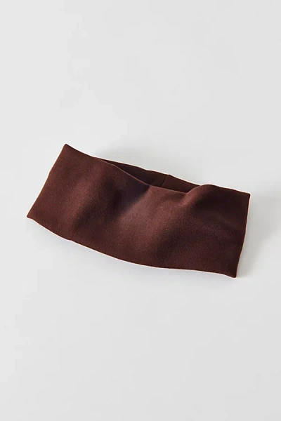 Urban Outfitters Cleo Supersoft Knit Headband In Brown, Women's At  In Brown