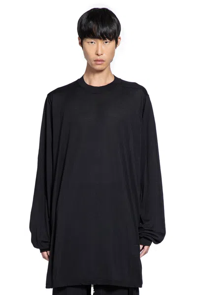 Rick Owens Drkshdw Concordians Jumbo Ls T In Black