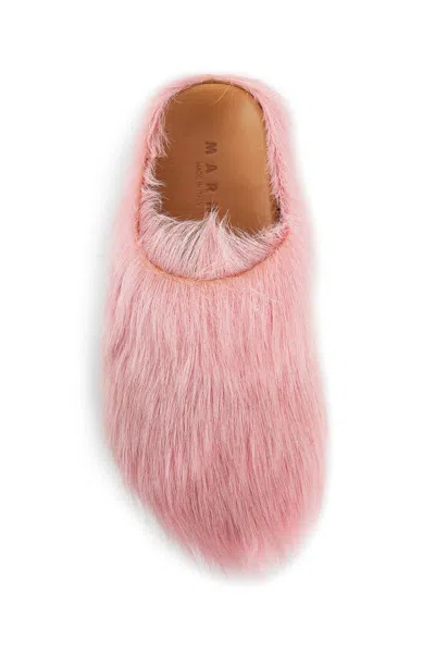 Marni Fussbett Sabot In Pink