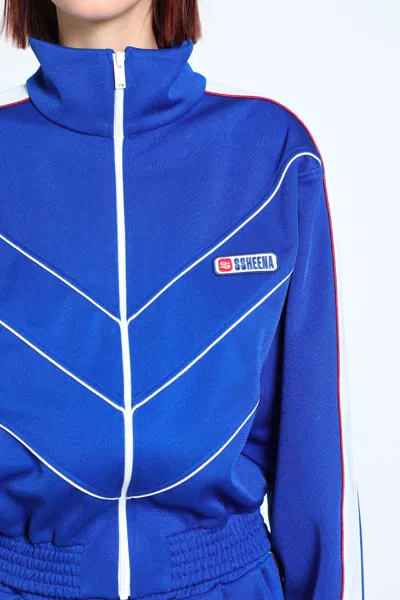Ssheena Tuta Track Jacket In Blue