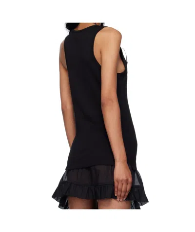 Simone Rocha Pearl Chain Vest In Black