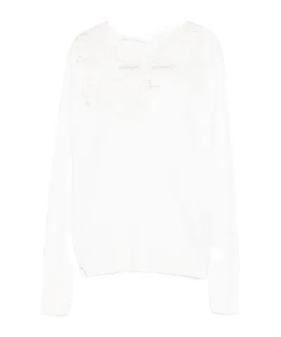 Ermanno Scervino Wool Turtle Neck Sweater In Animal Print