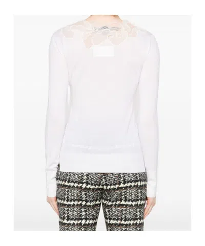 Ermanno Scervino Wool Turtle Neck Sweater In Animal Print