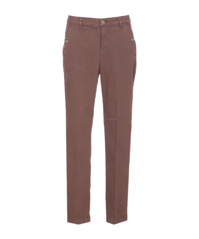 Liu •jo Belt Loop Casual Pants In Brown