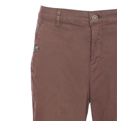 Liu •jo Belt Loop Casual Pants In Brown