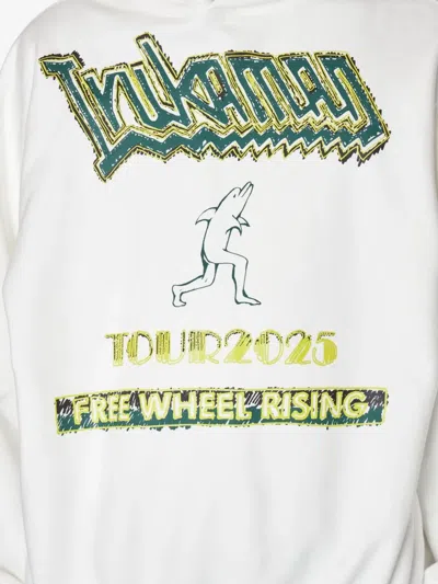 Kolor Graphic-print Hoodie In White