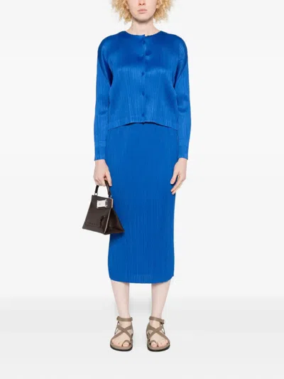 Issey Miyake Sweaters Blue In Blue