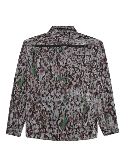 South2 West8 Zip-front Overshirt In Green