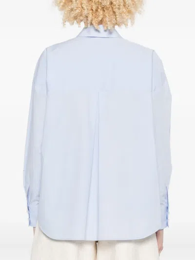 蝴蝶结细节搭扣衬衫