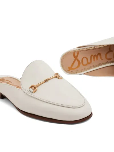 Sam Edelman Linnie Bit Flat Mules In White
