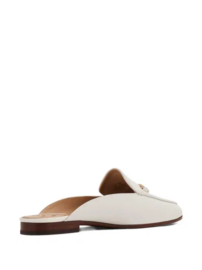 Sam Edelman Linnie Bit Flat Mules In White