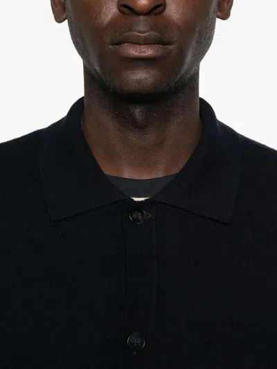 Samsoe & Samsoe Buttoned Collar Cardigan In Black