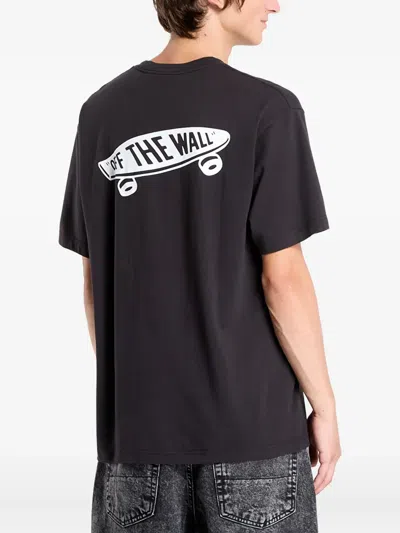 Vans Logo-print T-shirt In Black