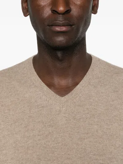 ROD V领羊绒毛衣