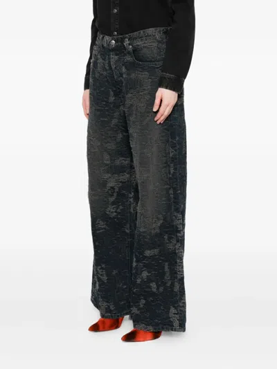 Diesel Vintage Inspired D-sire Denim Trousers In Black